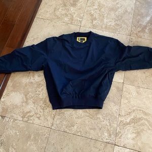 Men’s JosABank Leadbetter Golf windbreaker. Size M.  Navy blue.